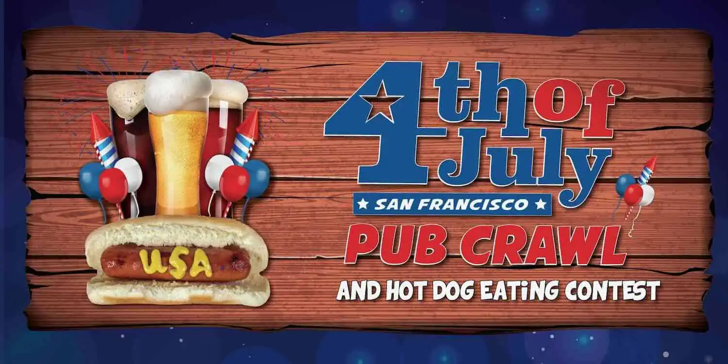 Fourth of July Pub Crawl San Francisco